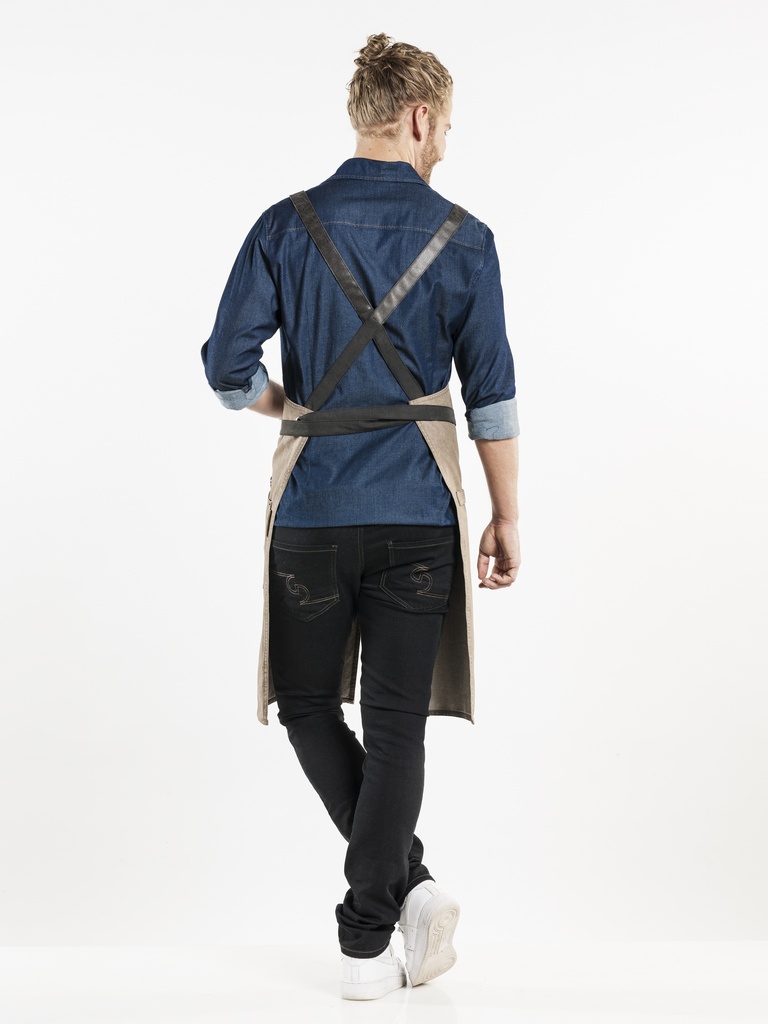 Chaud Devant - Halterschort Forene Cross mud denim