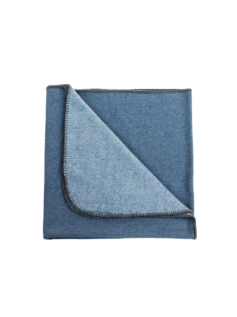 Chaud Devant - Plaid Suave blauw gemeleerd