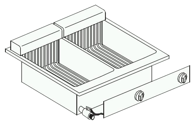 Combisteel El. Friteuse 2X10 L