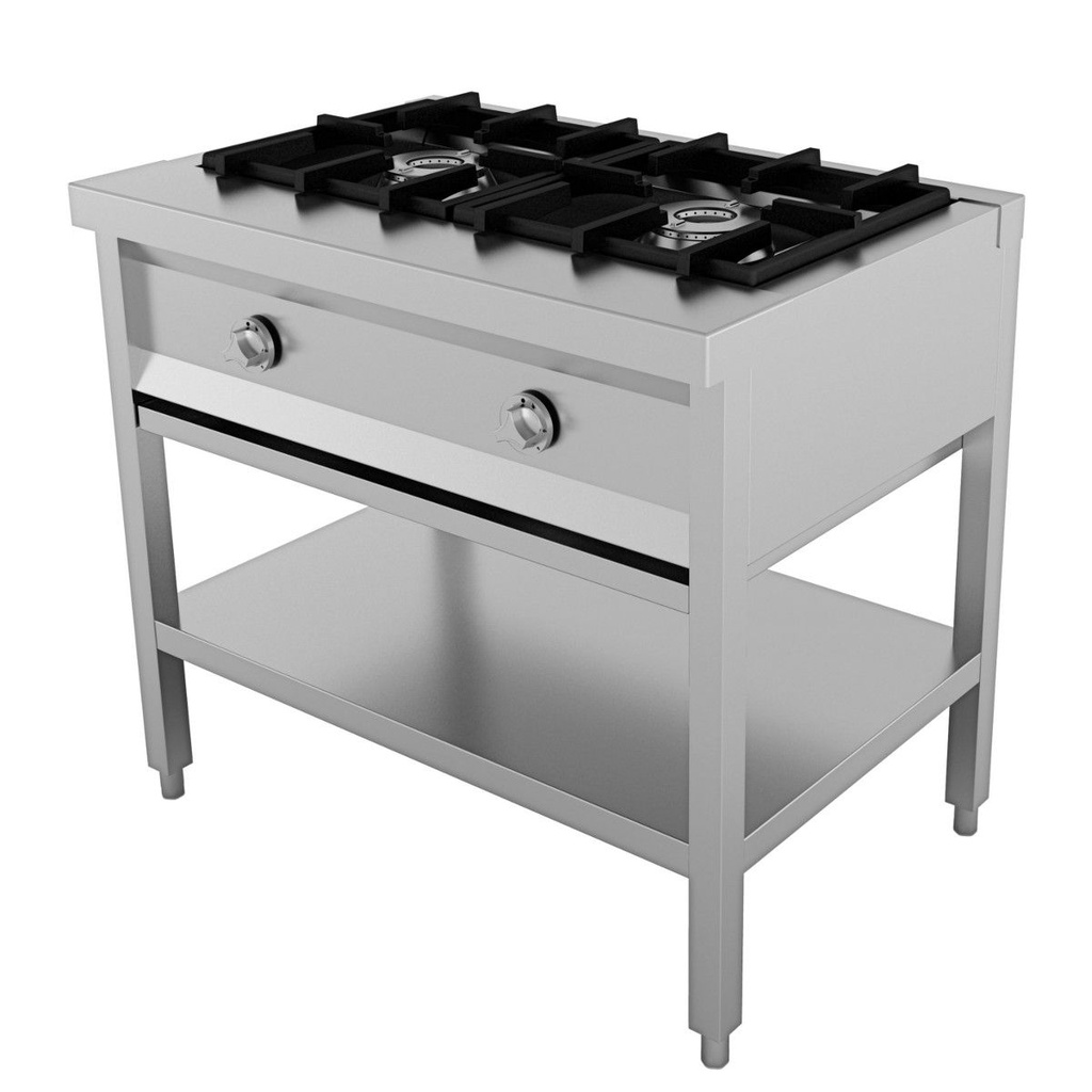 Combisteel - Pannenkoekentafel 2-PITS