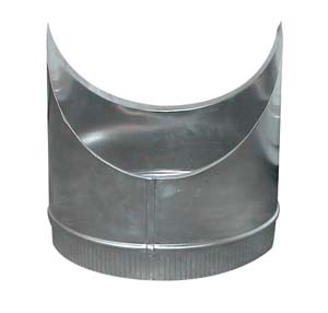 Combisteel - T-stuk recht Ø 450
