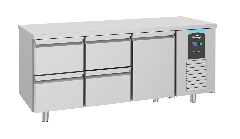 Combisteel - Koelwerkbank 700 1 deur 4 laden Energy Line - 7489.5530