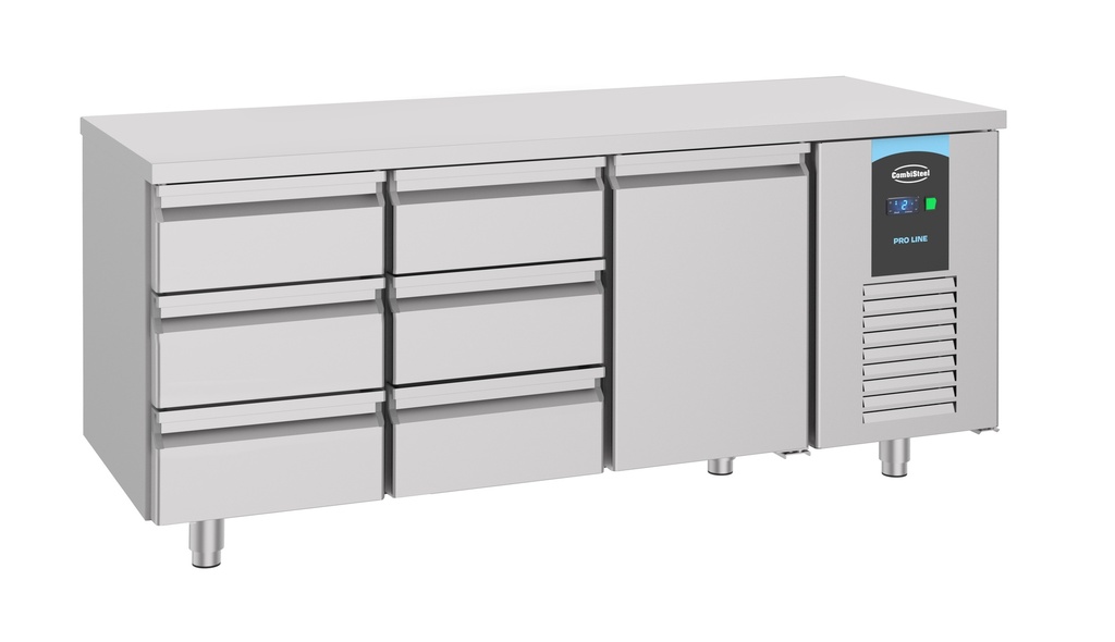 Combisteel - Koelwerkbank 700 1 deur 6 laden Energy Line