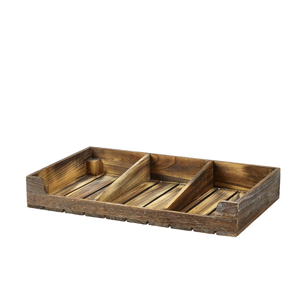 Displaykrat rustiek hout