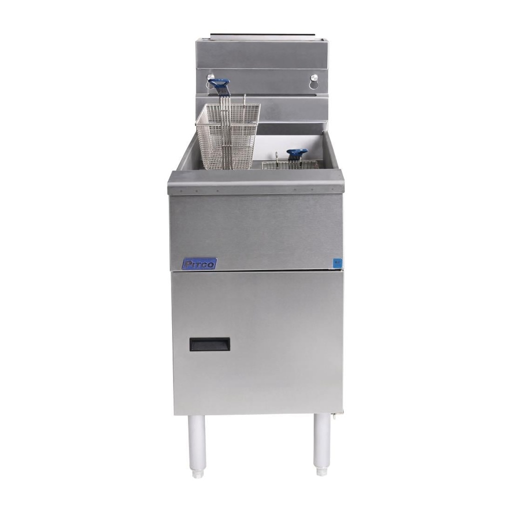 Pitco - Solstice vrijstaande aardgas friteuse SG14S