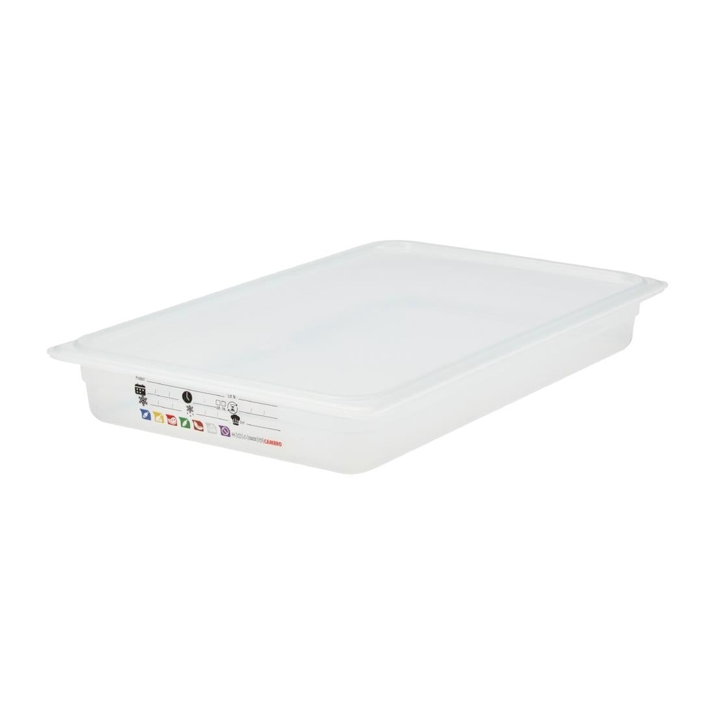 Cambro - Bak gastronorm Safetrak IML polypropyleen (GN1/1, 65 mm)