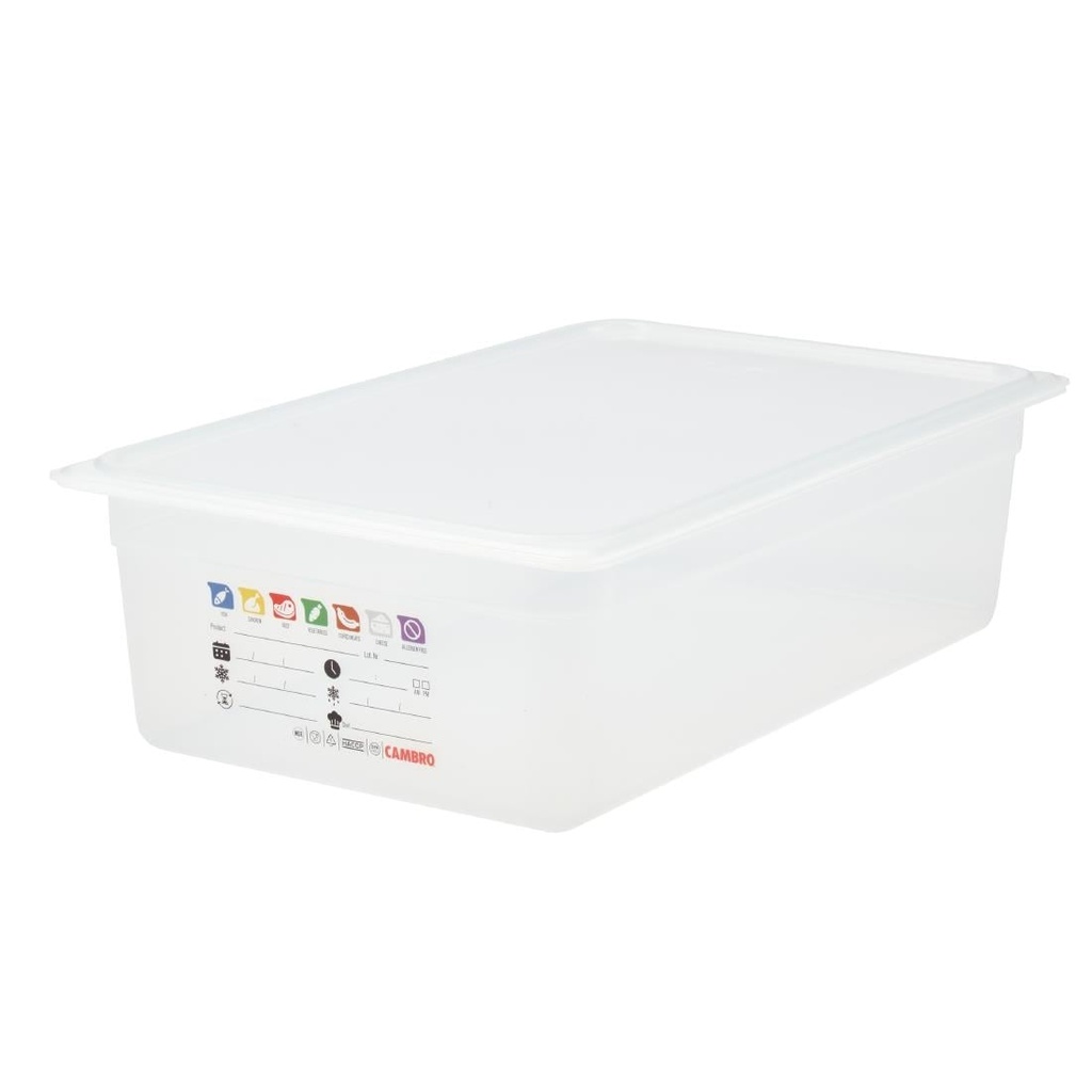Cambro - Bak gastronorm Safetrak IML polypropyleen (GN1/1, 150 mm)
