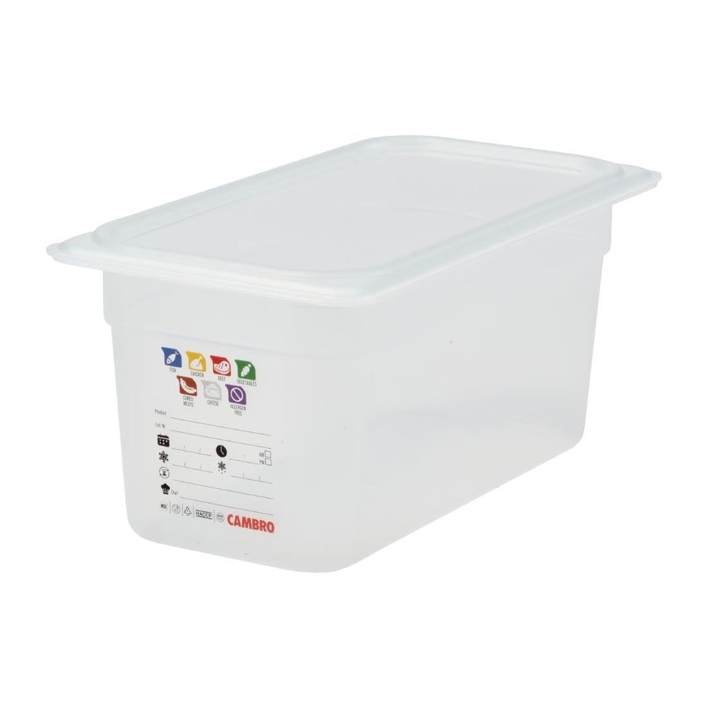 Cambro - Bak gastronorm Safetrak IML polypropyleen (GN1/3, 150 mm)
