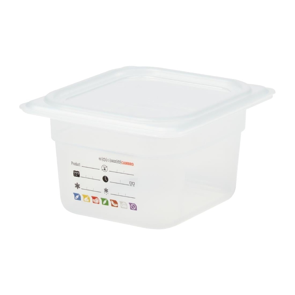 Cambro - Bak gastronorm Safetrak IML polypropyleen (GN1/6, 100 mm)