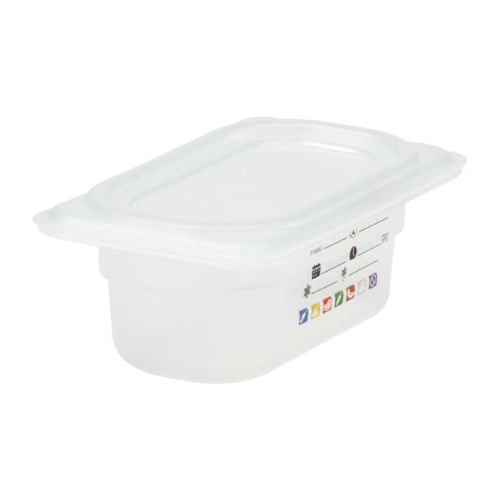 Cambro - Bak gastronorm Safetrak IML polypropyleen (GN1/9, 65 mm)