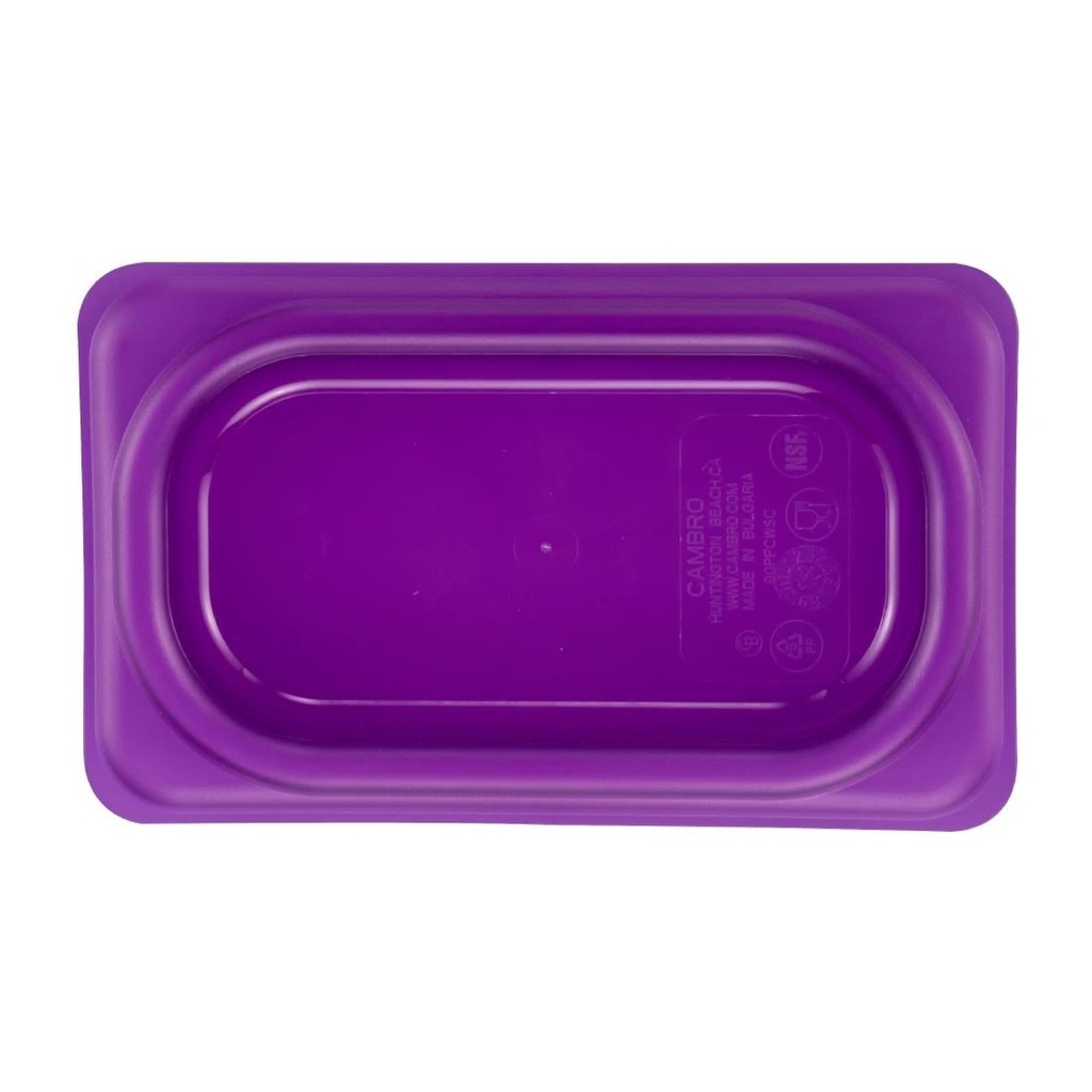 Cambro - Deksel gastronorm afsluitbaar Safetrak IML polypropyleen paars (GN1/9)