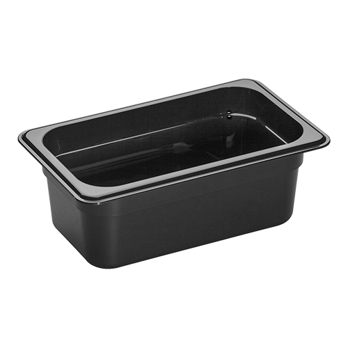 Cambro - Bak gastronorm zwart (GN1/4, 100 mm)