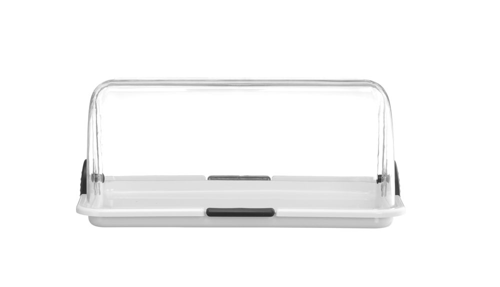 Hendi - Rolltop display wit Rechthoekig