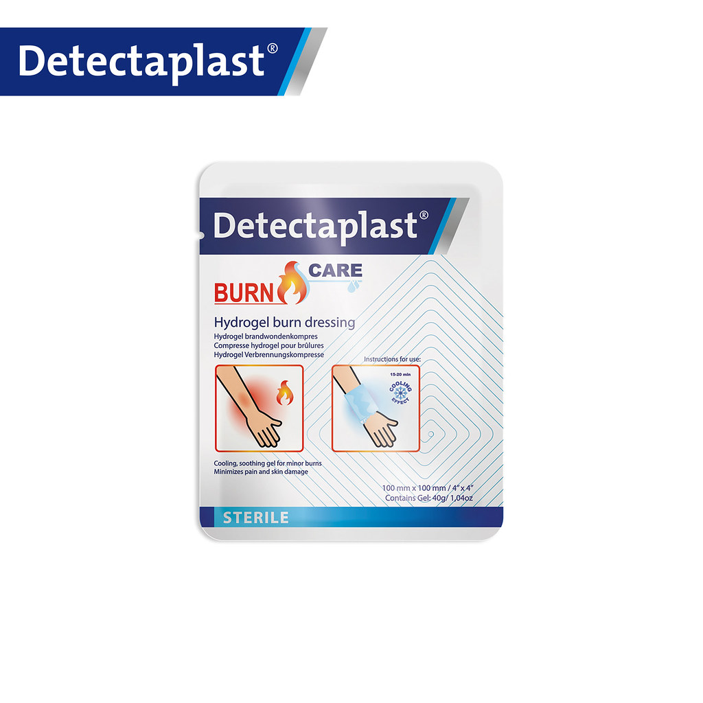 Detectaplast - Brandwondenkompres hydrogel (10x10 cm)