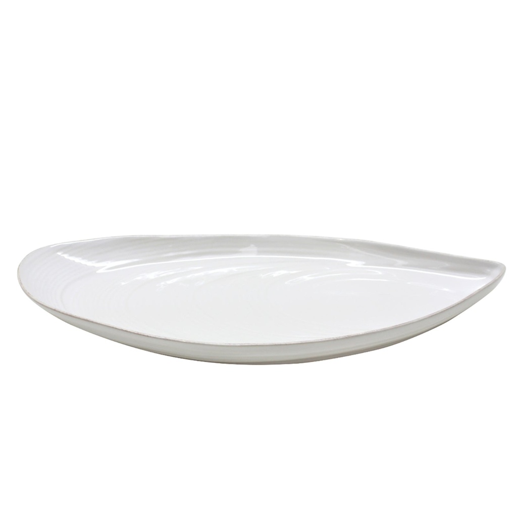 Costa Nova - Serveerschaal ovaal Aparte wit (45 cm, 1 stuk)
