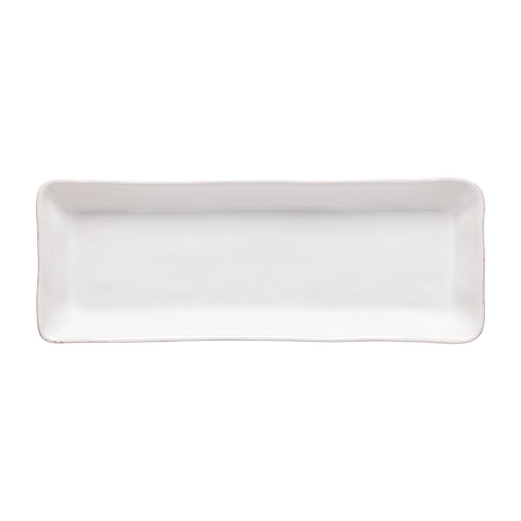 Costa Nova - Serveerplateau rechthoekig Aparte wit (37 cm, 1 stuk)