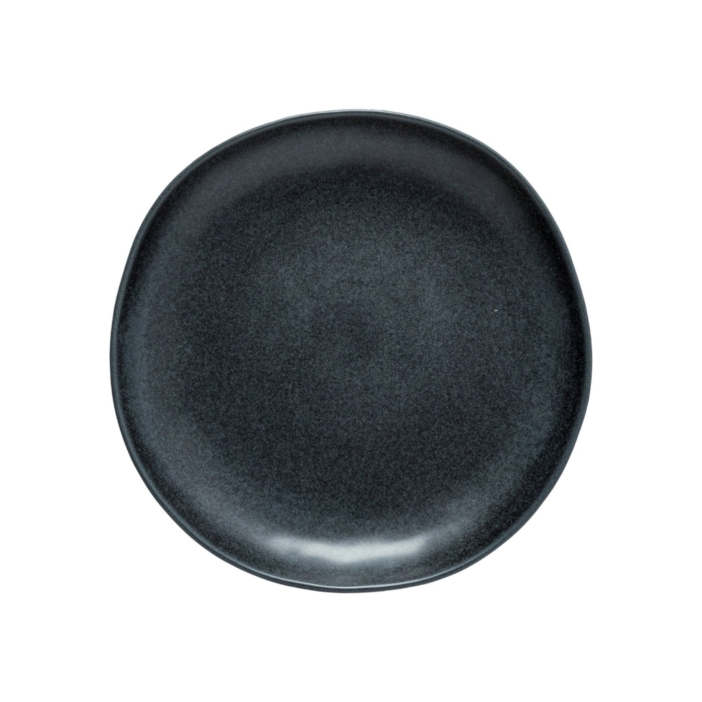 Costa Nova - Bord plat Livia matte black (28 cm, 6 stuks)