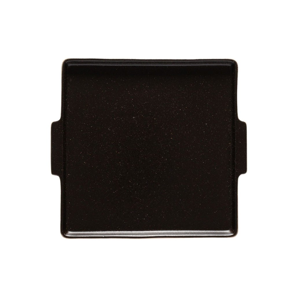 Costa Nova - Bord/plateau vierkant Nótos latitude black (22 cm, 6 stuks)