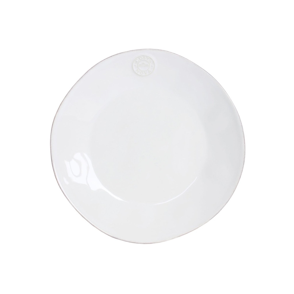 Costa Nova - Bord plat Nova wit (27 cm, 6 stuks)