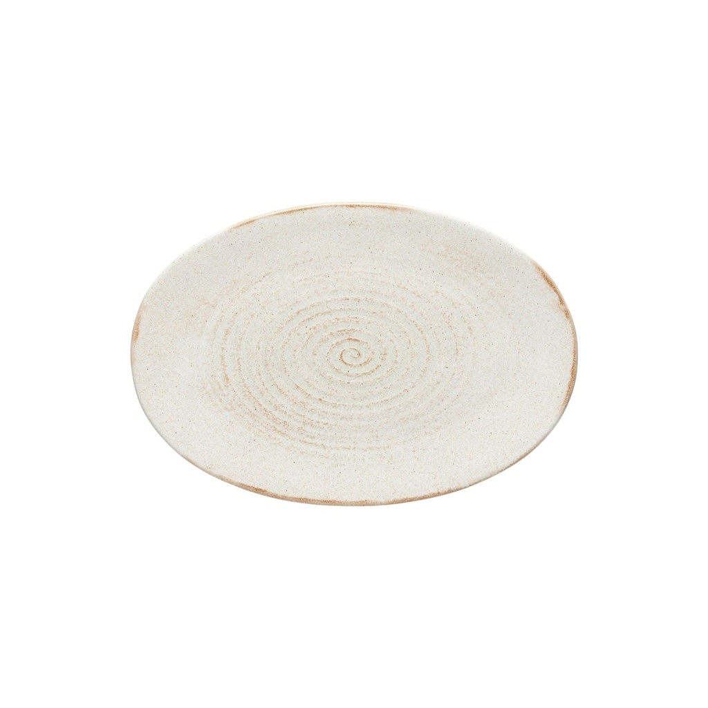 Casafina - Serveerplateau ovaal Vermont cream (28 cm, 1 stuk)