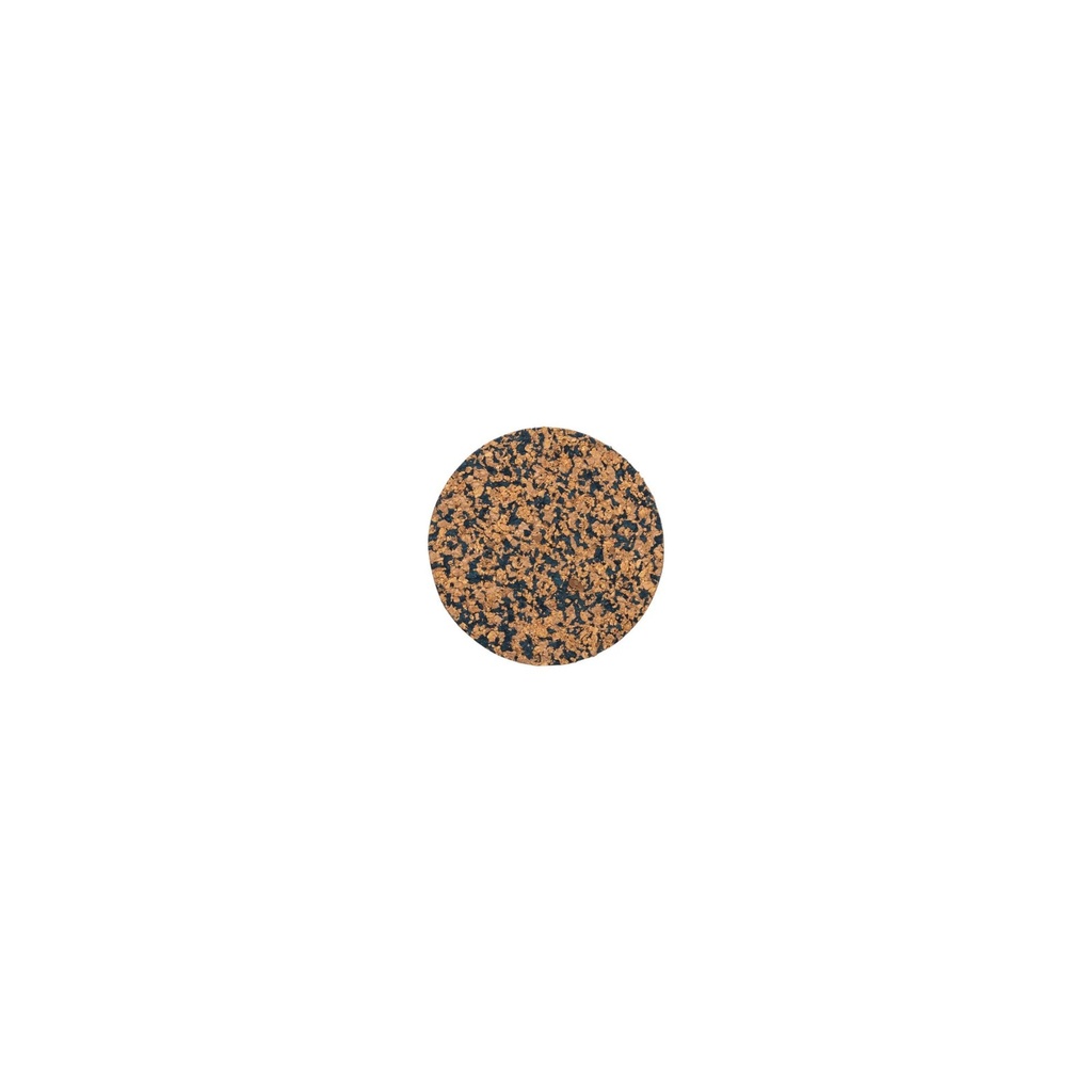 Costa Nova - Onderzetters kurk/EVA rond set 4 Cork indigo (10 cm, 6 stuks)