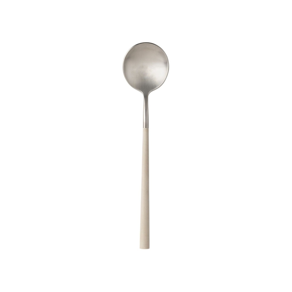 Costa Nova - Tafellepel Mito brushed - cru cable (21,2 cm, 12 stuks)