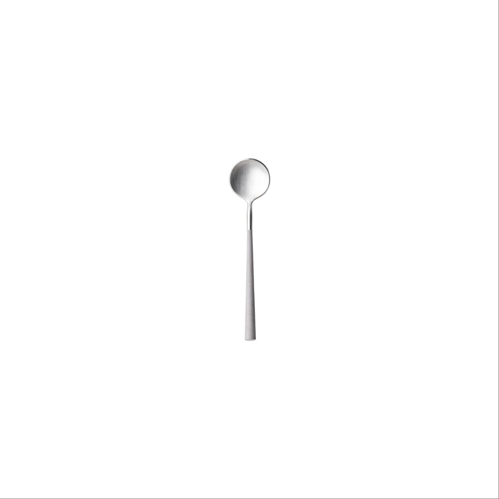 Costa Nova - Theelepel Mito brushed - cloud grey (13,4 cm, 6,0 mm 18/10, 12 stuks)