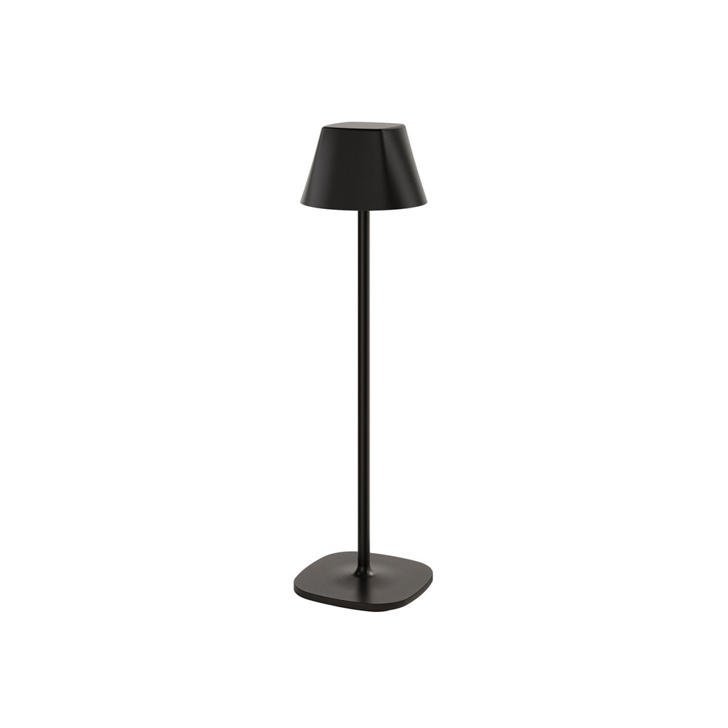 Duni - LED-lamp oplaadbaar Veya metaal zwart (35 x Ø 10,8 cm, 1 stuk)