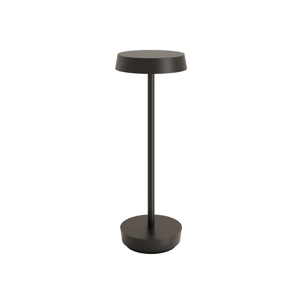 Duni - LED-lamp oplaadbaar Nour 2.0 metaal zwart (31,5 x Ø 10,5 cm, 1 stuk)