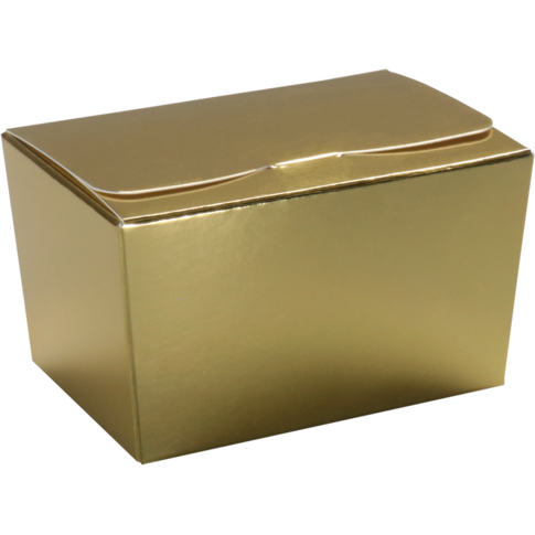 Depa - Ballotin karton + PP goud/wit (8,9 x 6 x 5,5 cm, 150 gr, 200 stuks)
