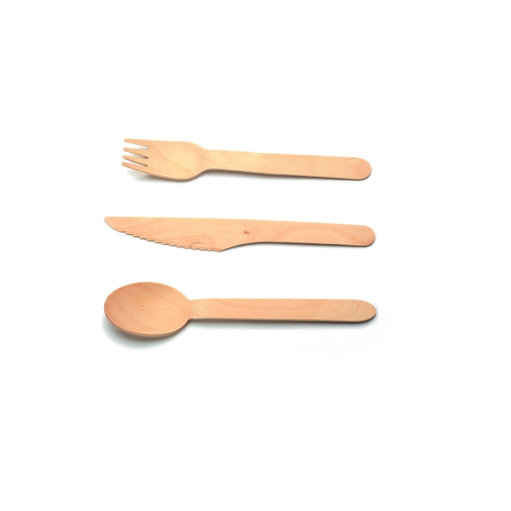 Sier - Lepel hout FSC (100 stuks)