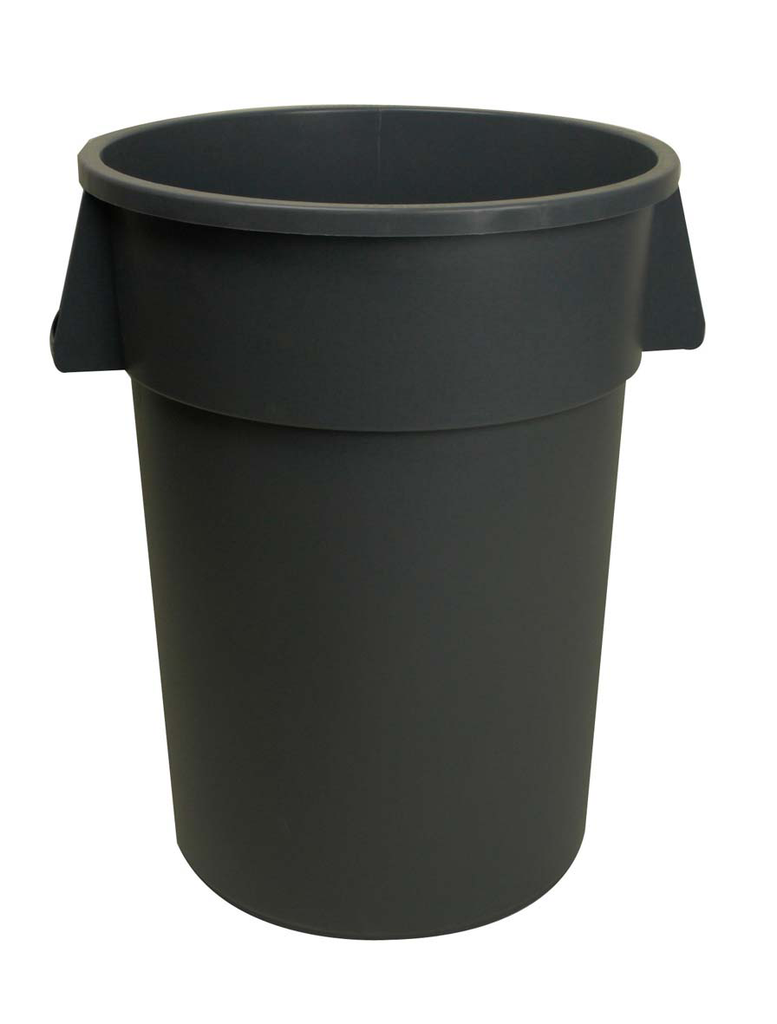 Carlisle - Afvalbak Bronco polyethyleen grijs (57x70,5 cm, 121 l, 1 stuk)