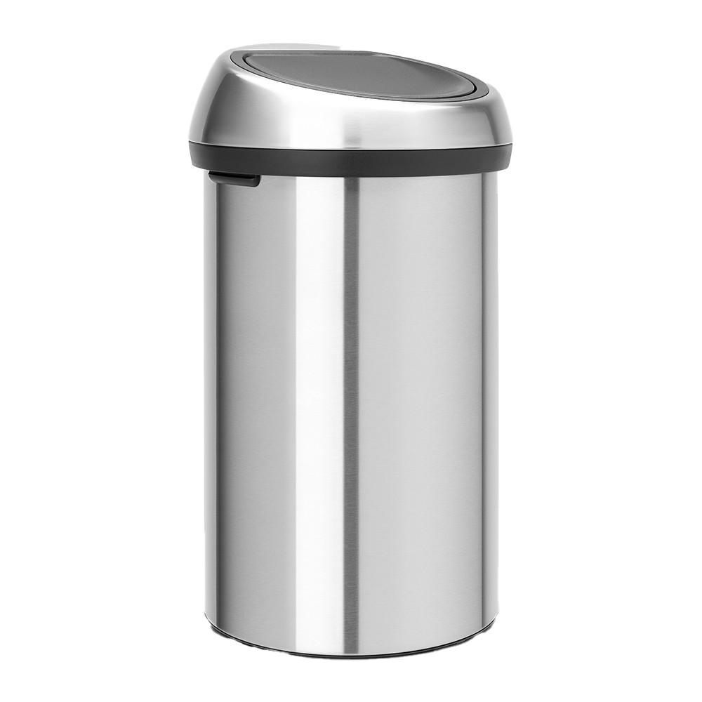 Brabantia - Afvalbak Touch Bin rvs zilver (40x40x70,5 cm, 60 l, 1 stuk)