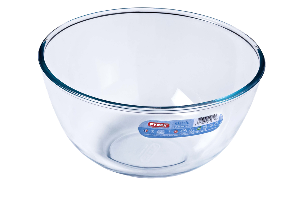 Pyrex Beslagkom Classic 24 cm 3 liter Borosilicaat