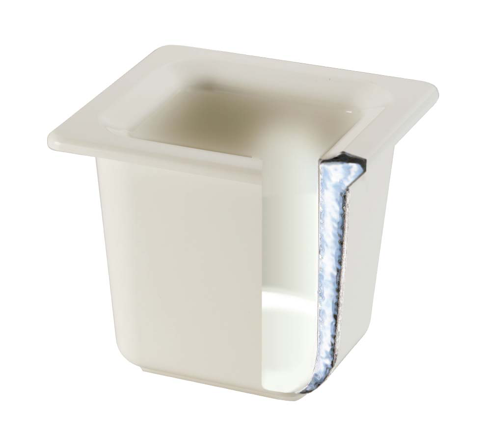 Carlisle Gastronormbak 1/6 Coldmaster 17,5 x 16 cm 2,4 liter Wit