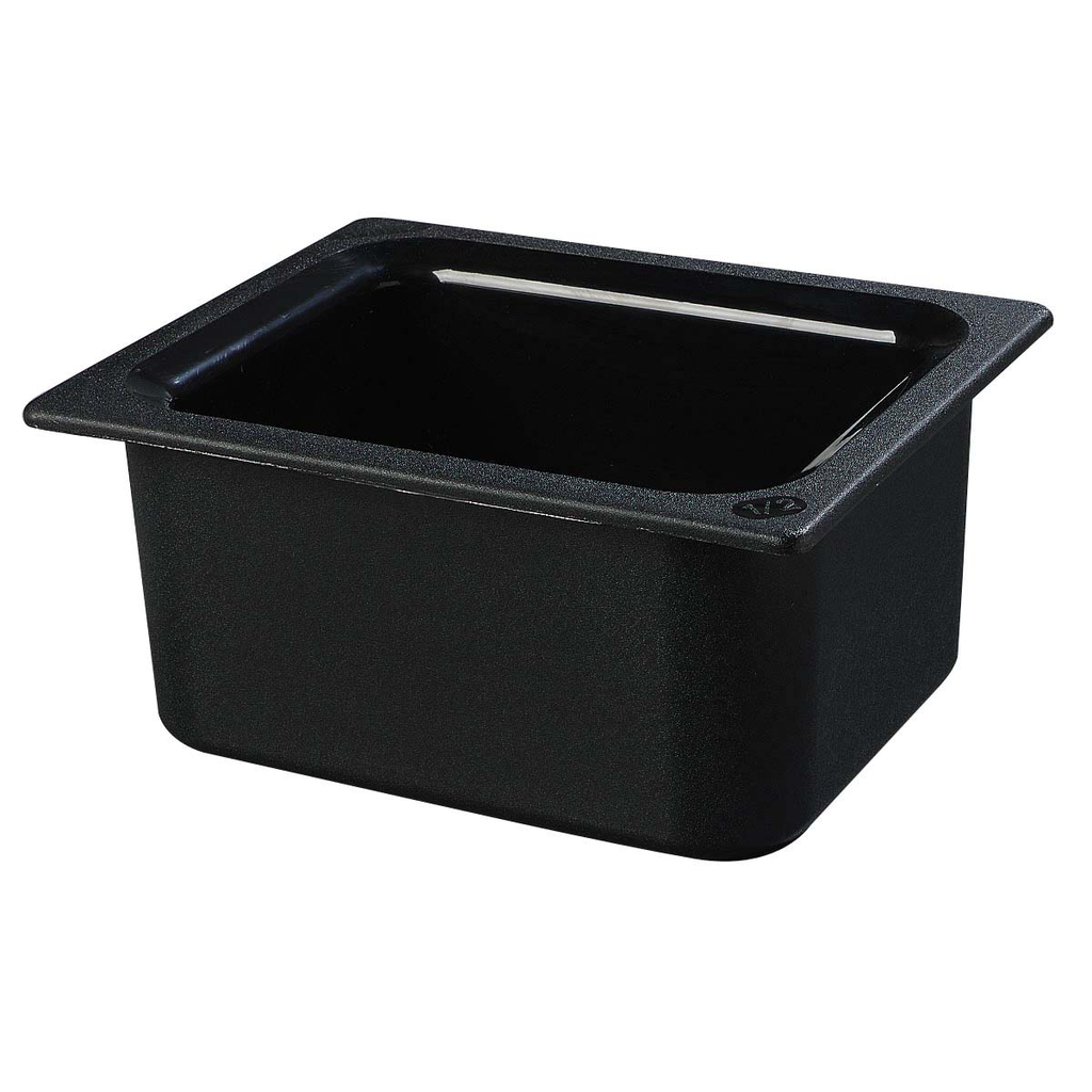Carlisle Gastronormbak 1/2 Coldmaster 32,5 x 26,5 cm 8 liter Zwart