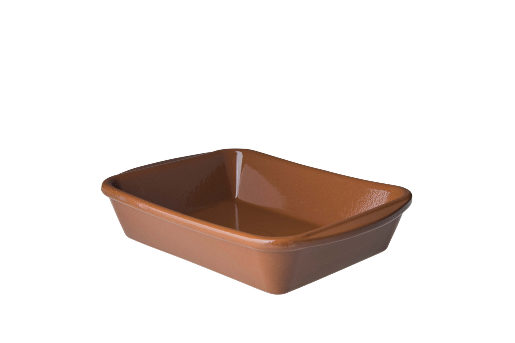 Tapas Ovenschaal Classico 18 x 14 x 4,5 cm Aardewerk Bruin