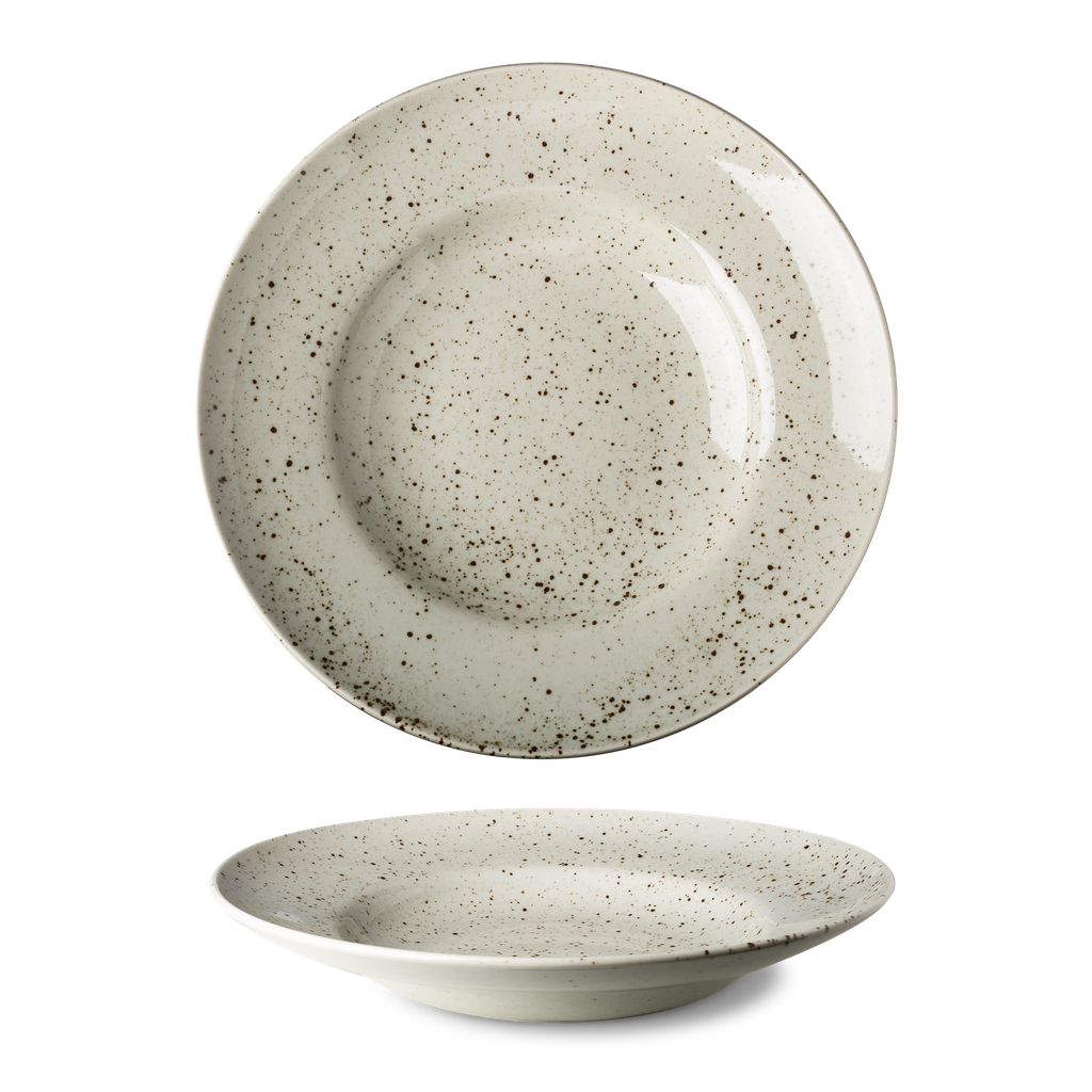 Pastabord diep crème (29 cm, 6 stuks)