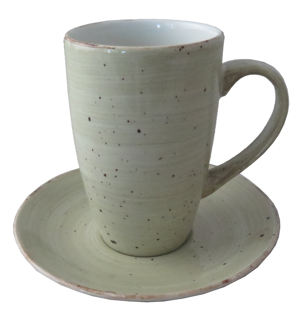 Rustic beker 28 cl L groen (24 stuks)