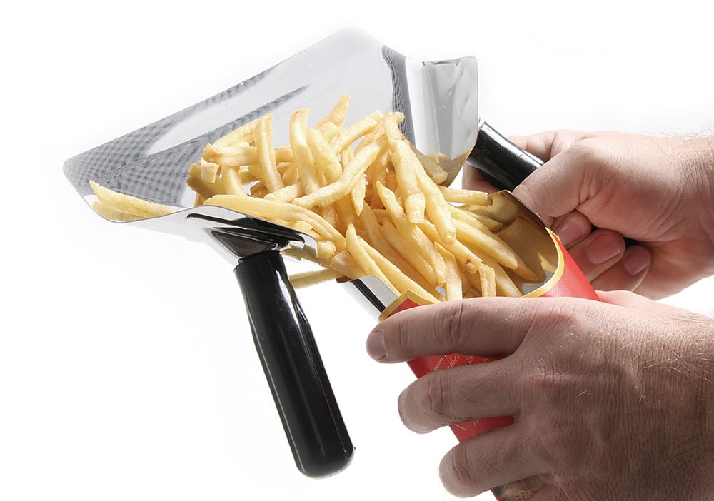 Hendi - Frites afvulschep zwart