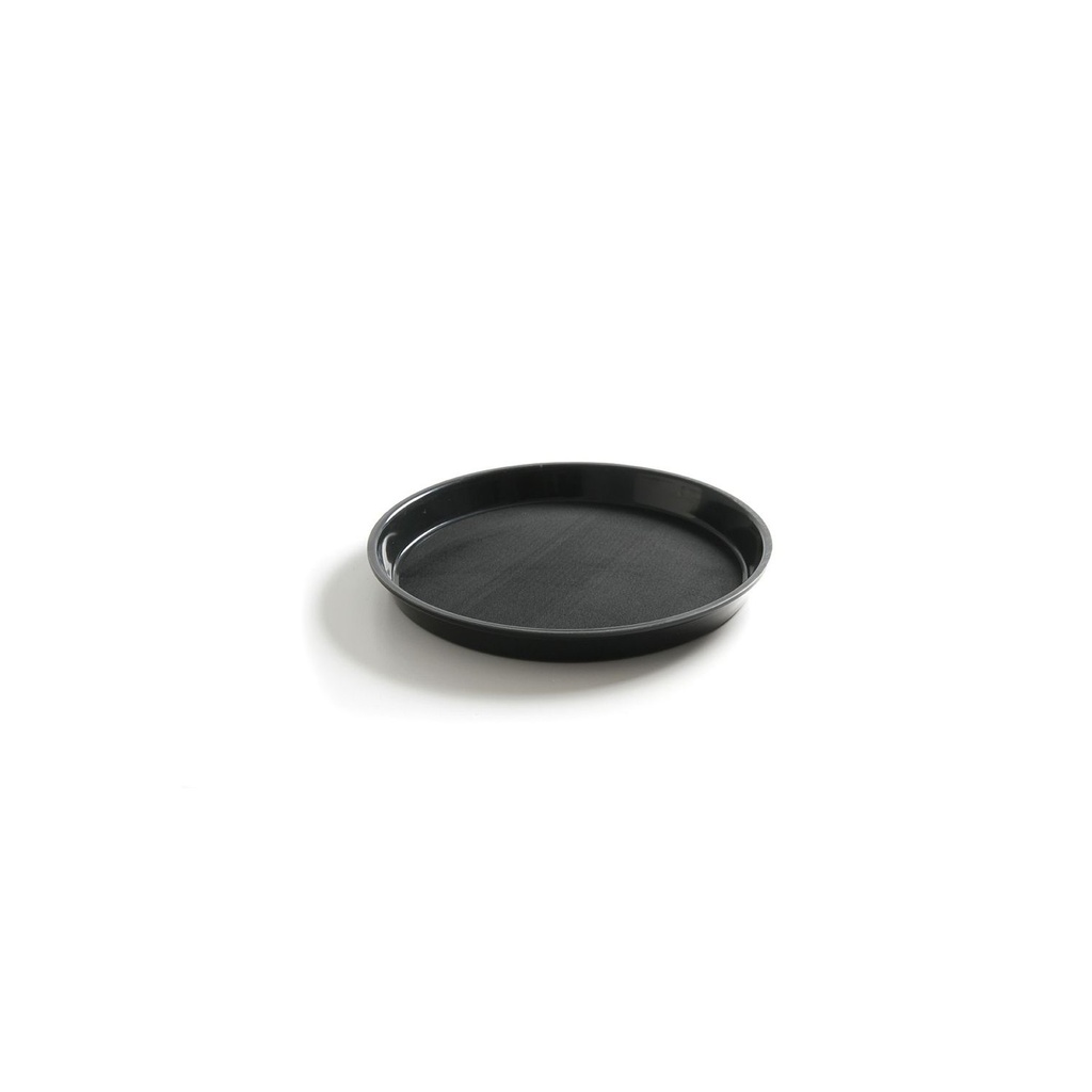 Dienblad zwart            Rond 360 mm antislip             PP