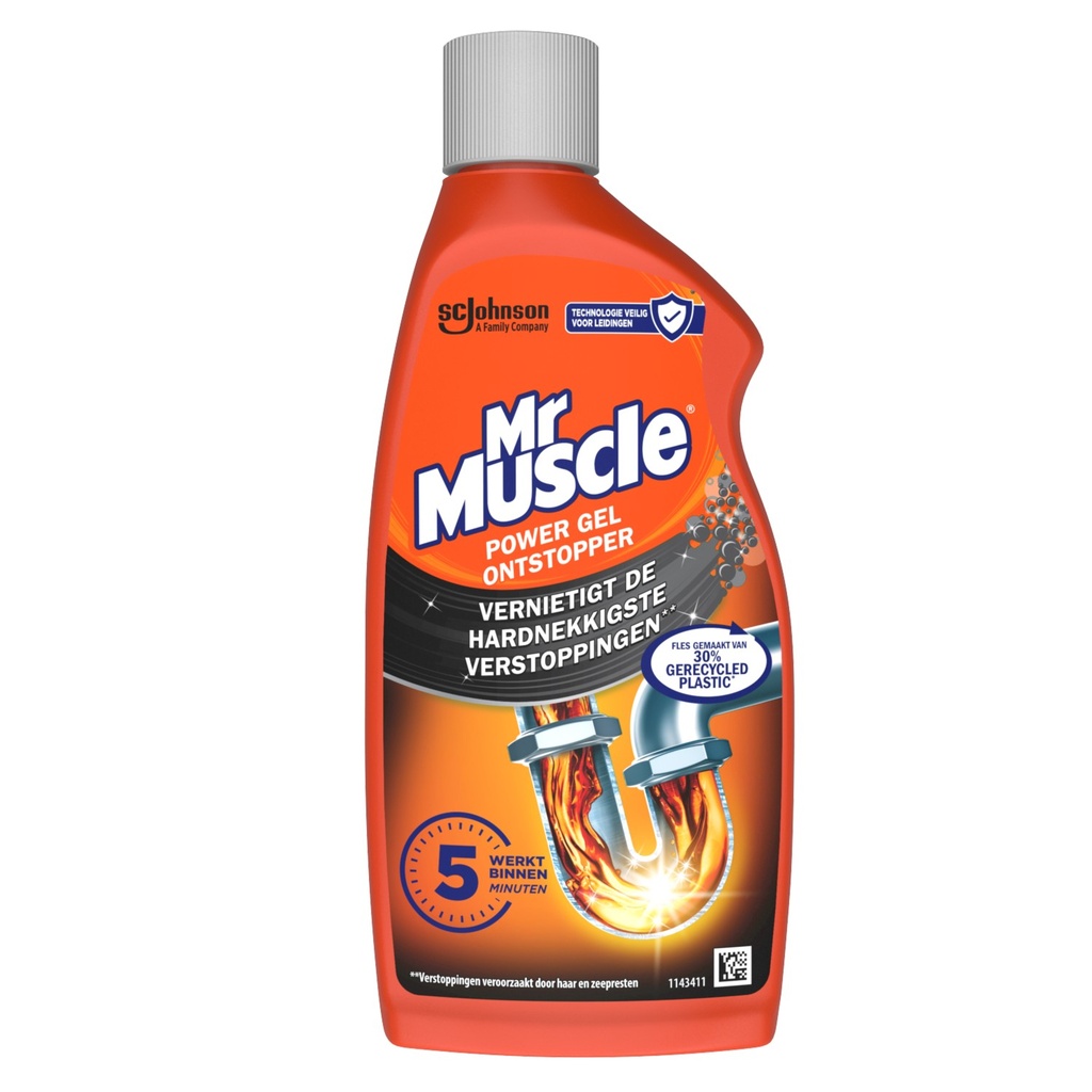 Mr Muscle vloeibare ontstopper 6x1 liter