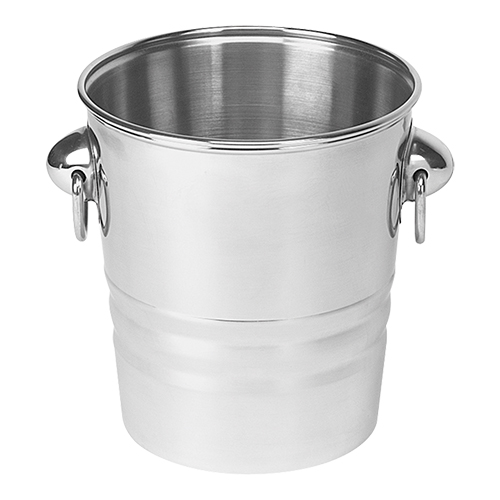 Wijnkoeler rvs Ø18cm m/rand
