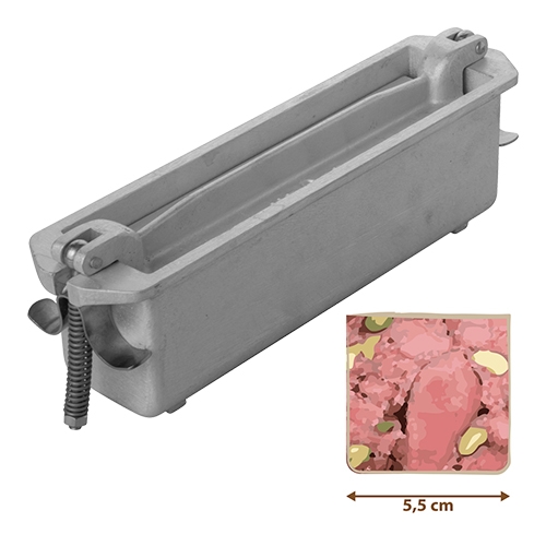 Patevorm 24x5,5cm vierkant 6P