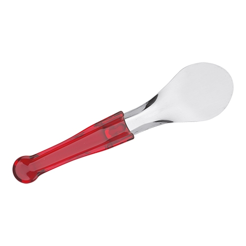 ijsschep/spatel rvs-rood