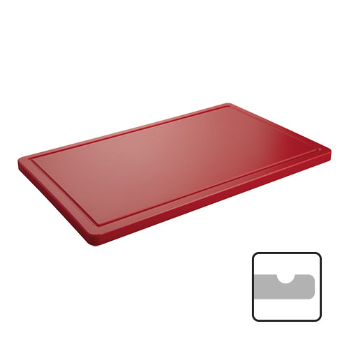 snijblad rood geul 53x32,5x2cm