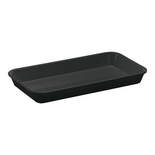 vleesbak 290x160x35mm zwart