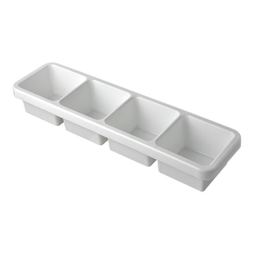 restbak caddy kunststof 4 dlg.