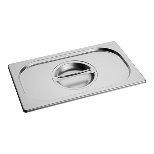 GN deksel EMGA rvs z/lu 1/4