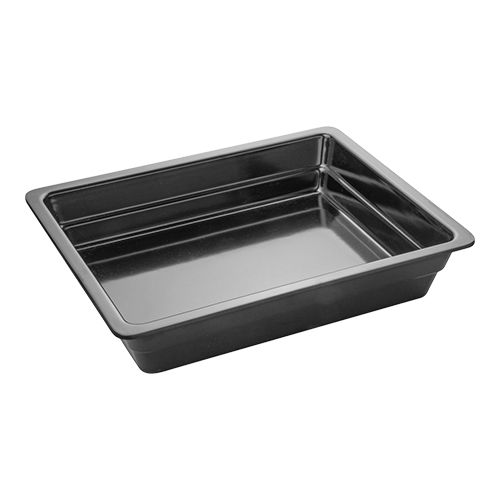 GN bak melamine zwart 1/2-65
